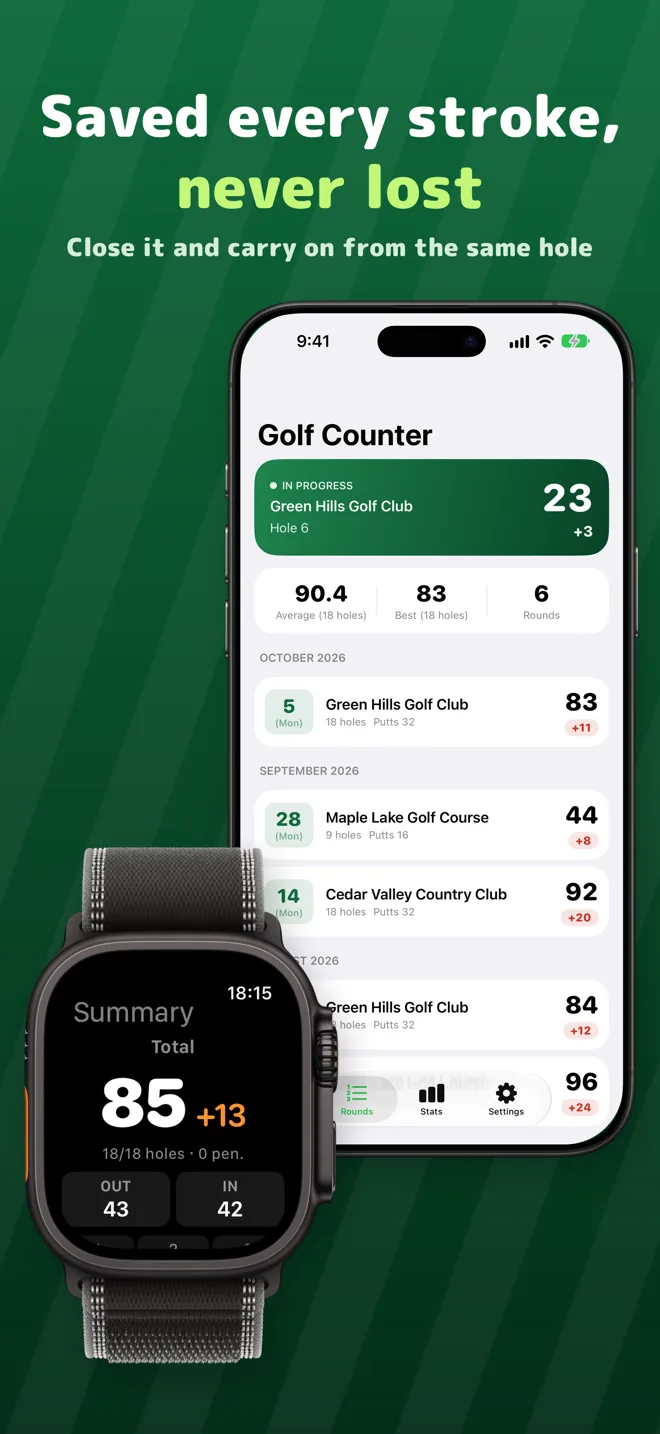 Golf Counter screenshot 3