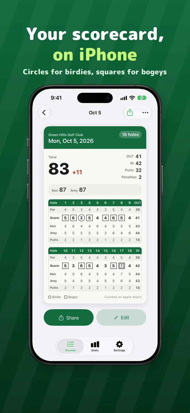 Golf Counter screenshot 4