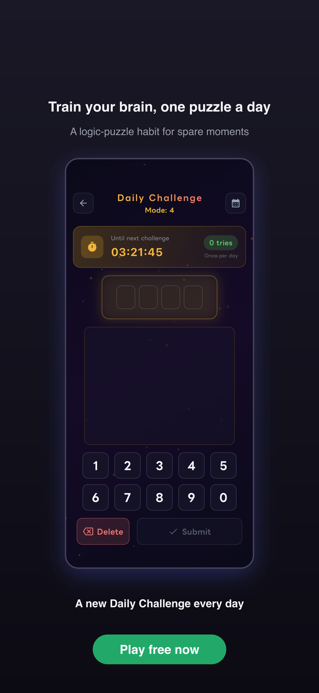 Hit & Blow: Number Guessing Puzzle screenshot 2