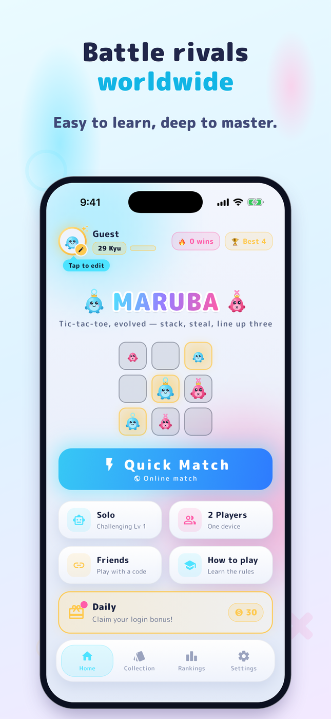 MARUBA - Evolved Tic-Tac-Toe screenshot 2