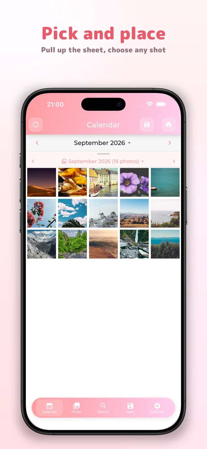PhotoDays screenshot 2