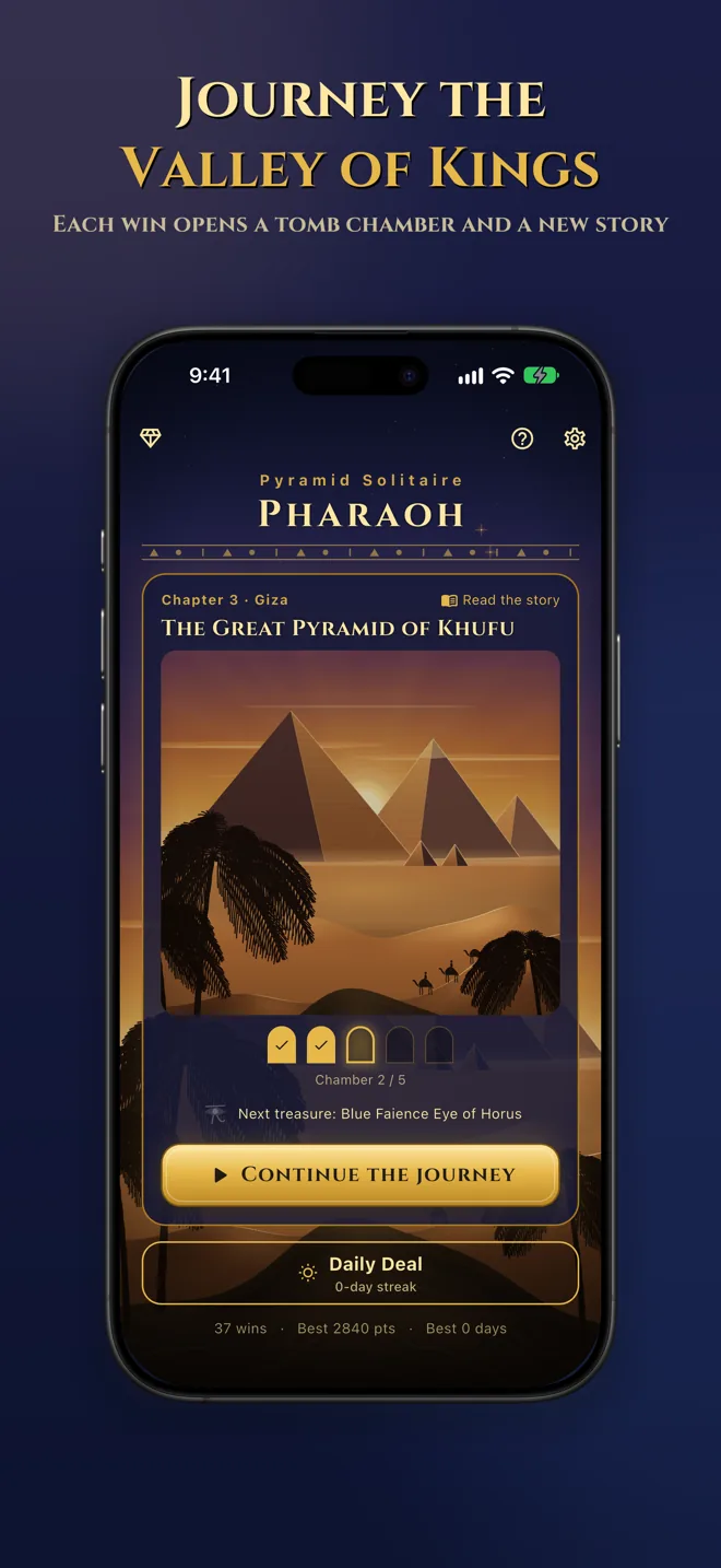Pyramid Solitaire screenshot 2