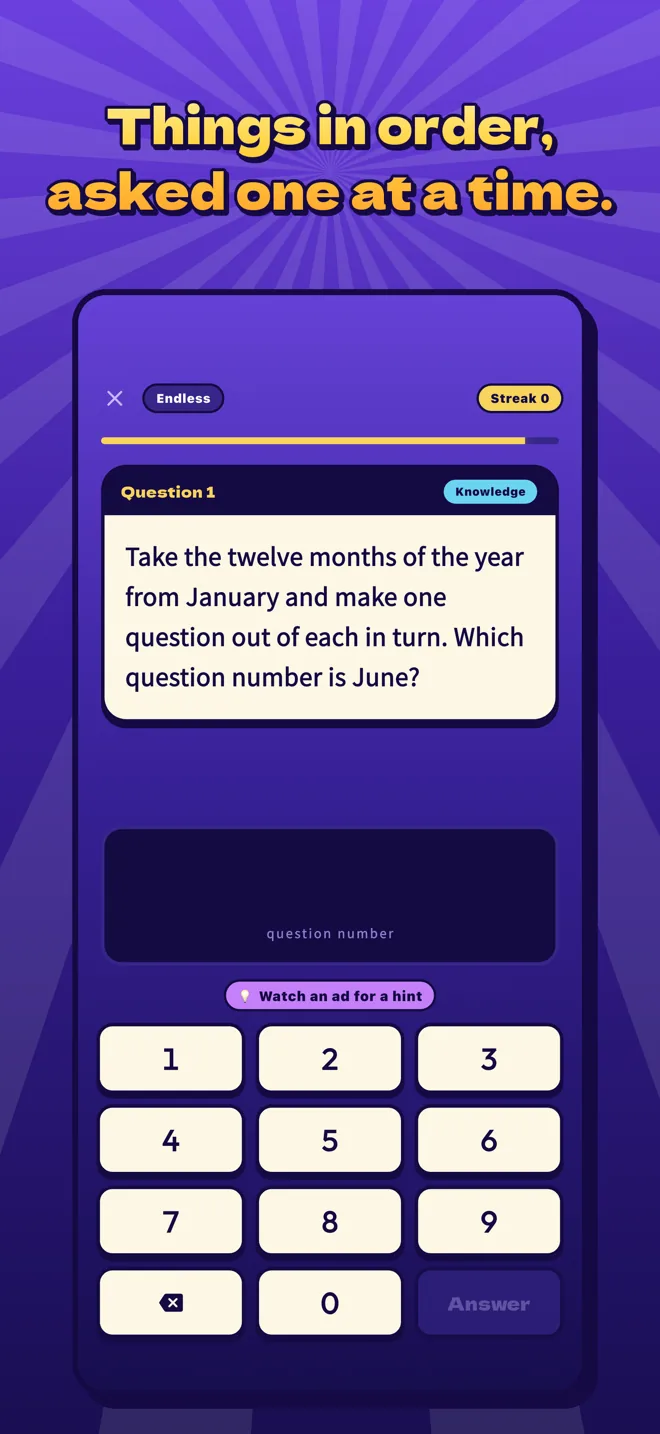 What Number? Order Quiz screenshot 2