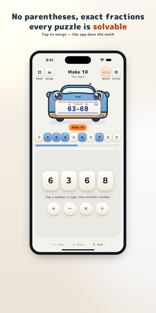 Make 10: Daily Number Puzzle screenshot 1