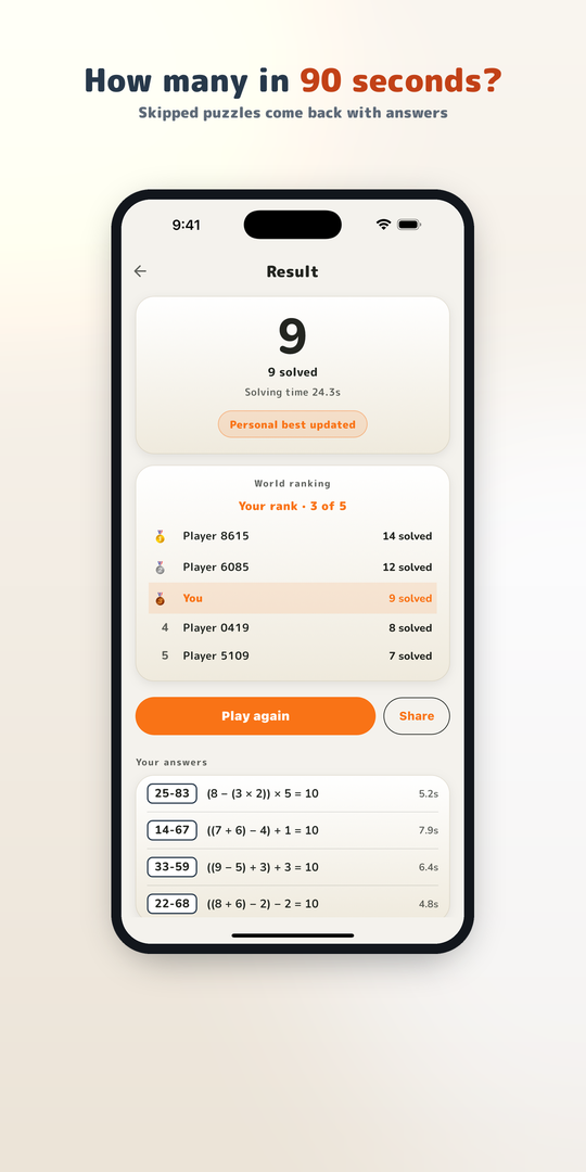 Make 10: Daily Number Puzzle screenshot 4